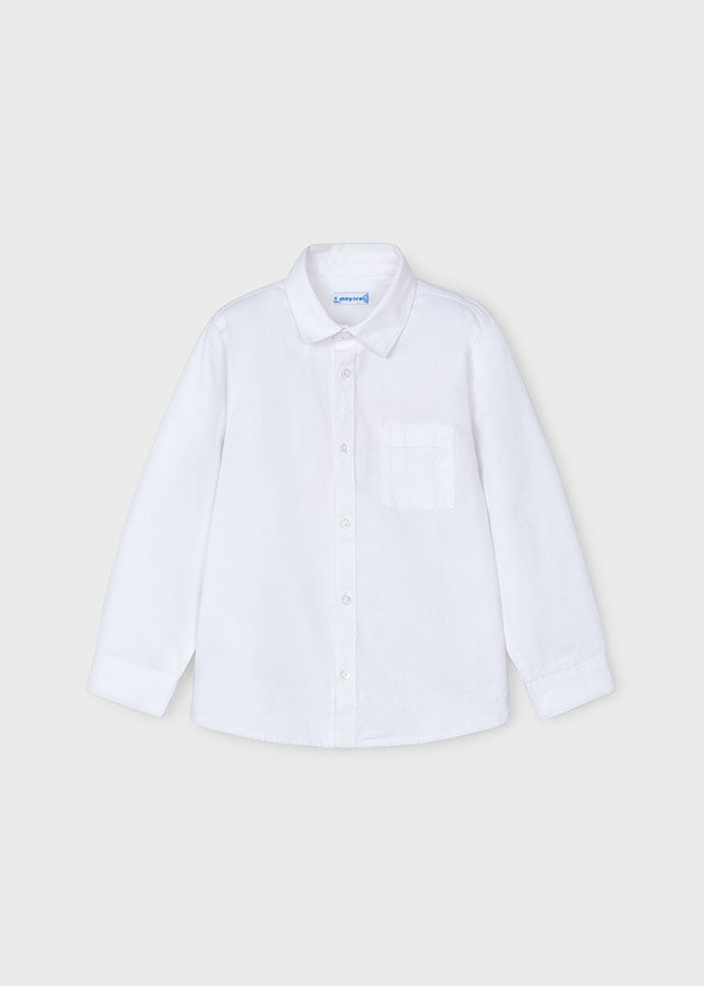 Camisa manga larga blanca