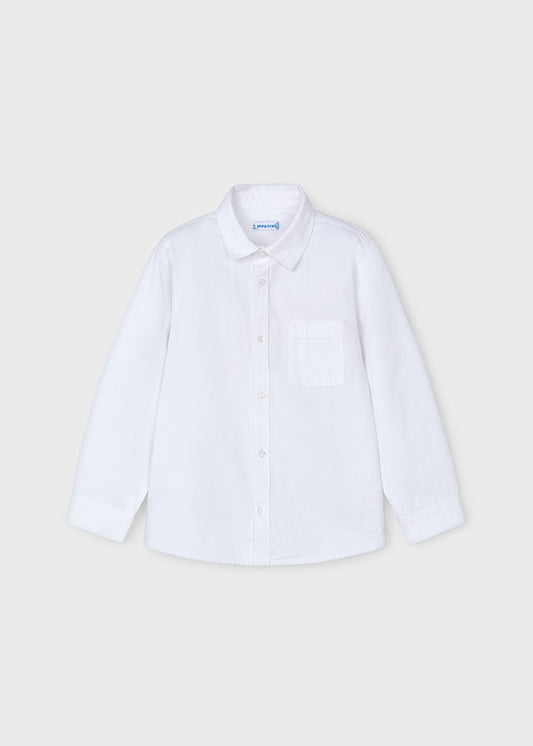 Camisa manga larga blanca