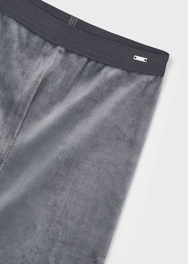 Leggings terciopelo gris oxford
