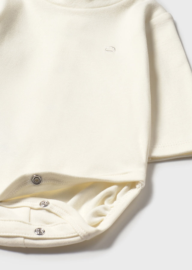 Body cuello semi cisne vainilla