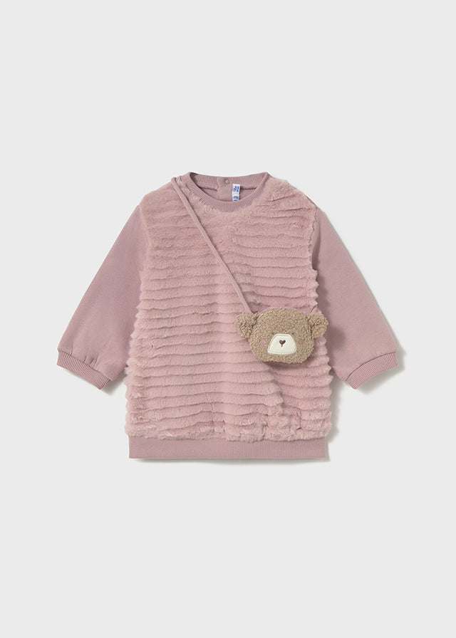 Vestido con bolso cuarzo