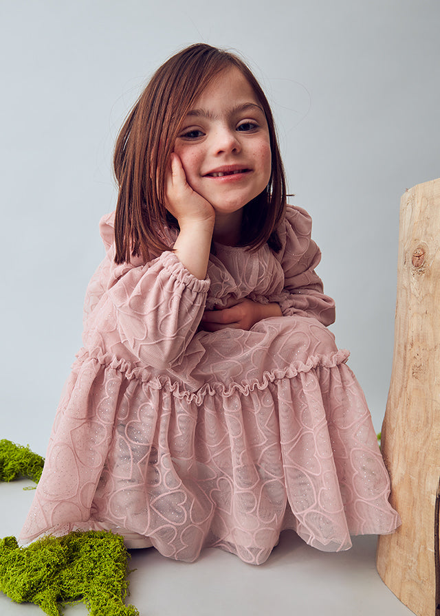 Vestido tul fantasía maquillaje