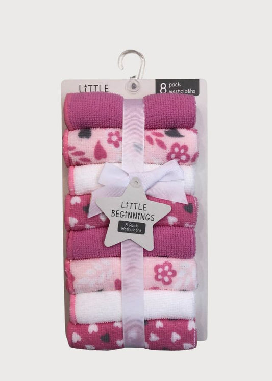 Toallitas repetidoras flores rosa chicle