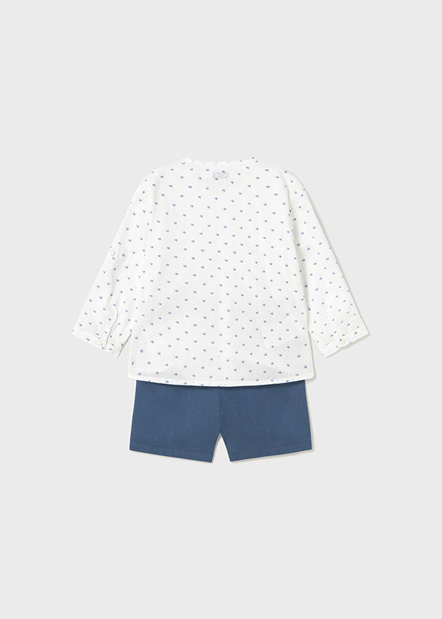 Conjunto bermuda y camisa regata