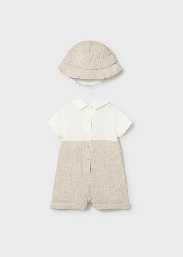 Pañalero con gorro trigo