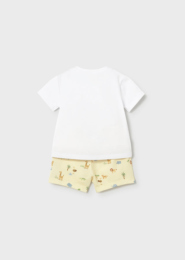 Conjunto short sunny blanco