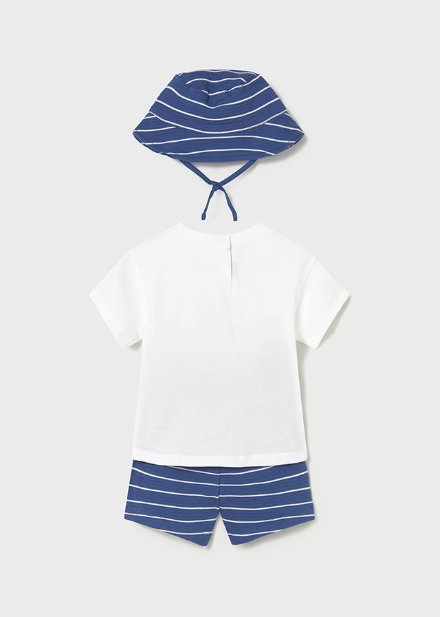 Conjunto punto con gorro capri