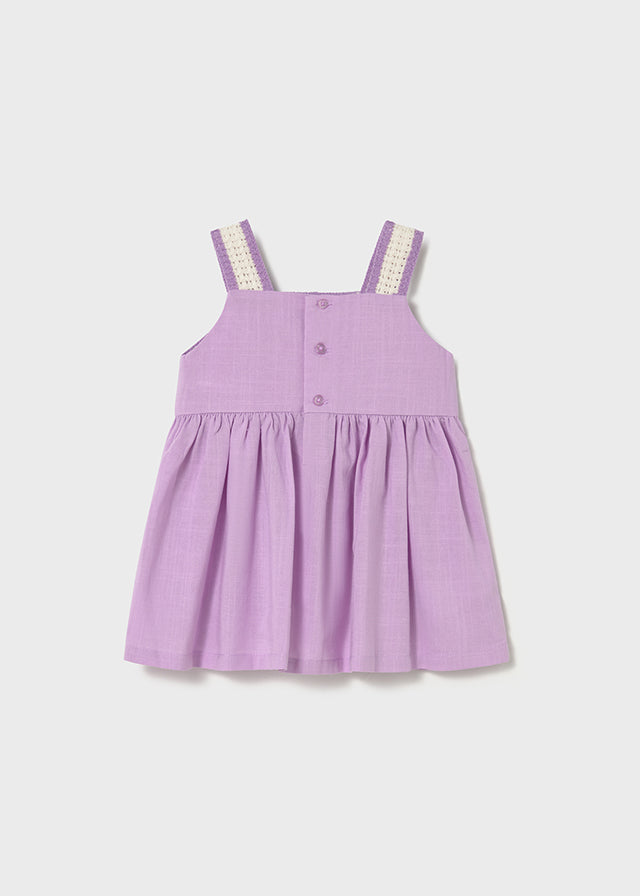 Vestido crochet lilac