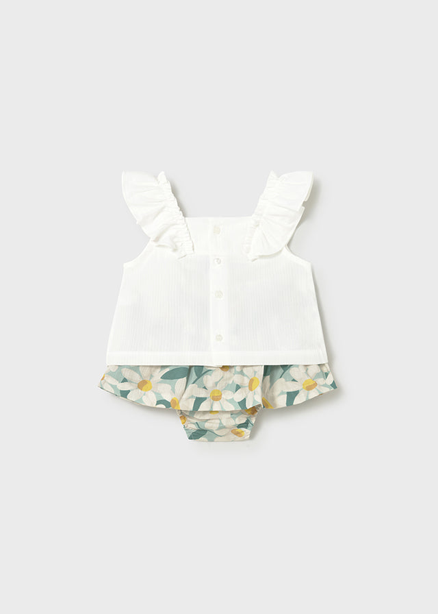 Conjunto falda estampada lago