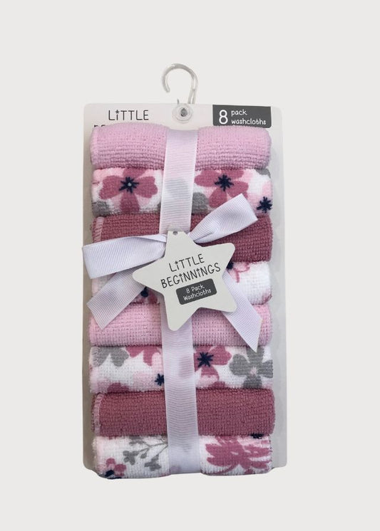 Toallitas repetidoras flores rosa palo