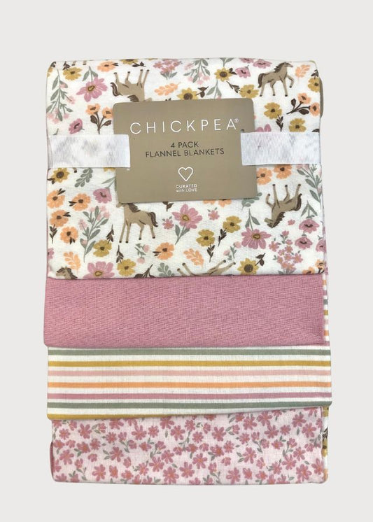 Sábanas de franela flores