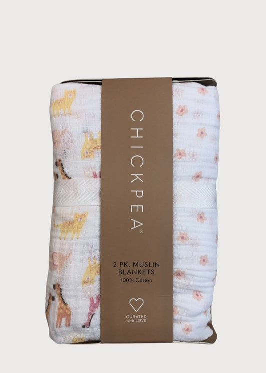 Sábanas de muselina flores rosas