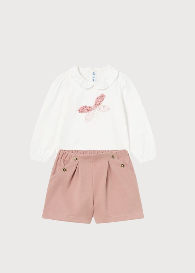 Conjunto short mariposa