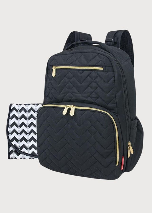 Pañalera negra Fisher-Price