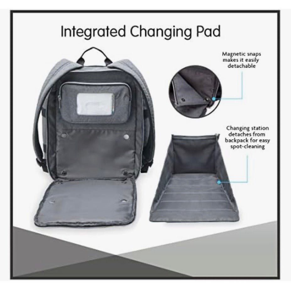 Pañalera gris Brezza