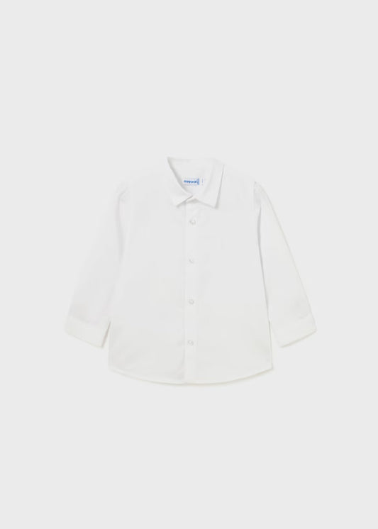 Camisa blanca manga larga