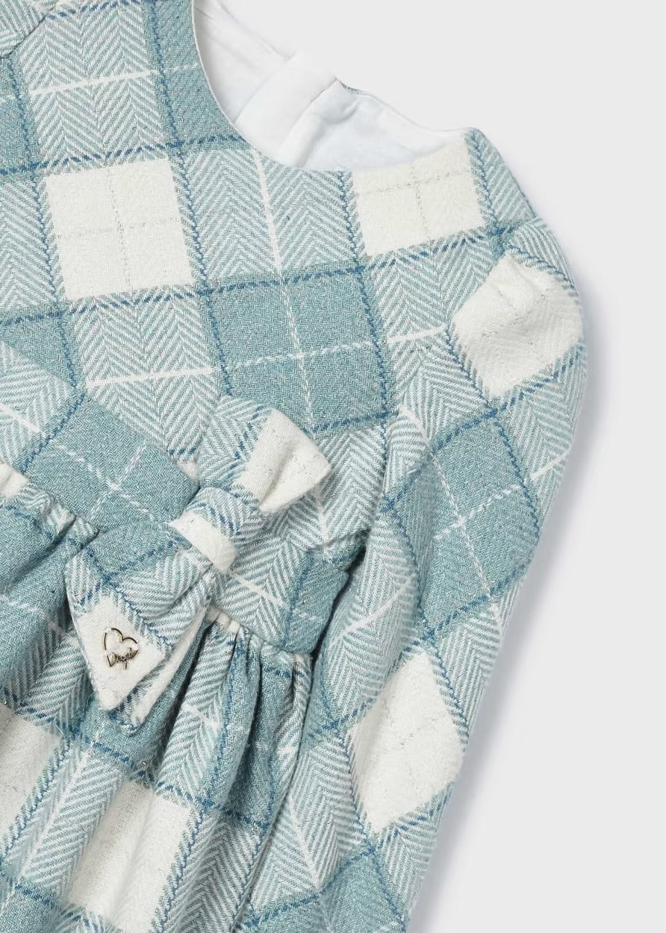 Vestido azul cuadros