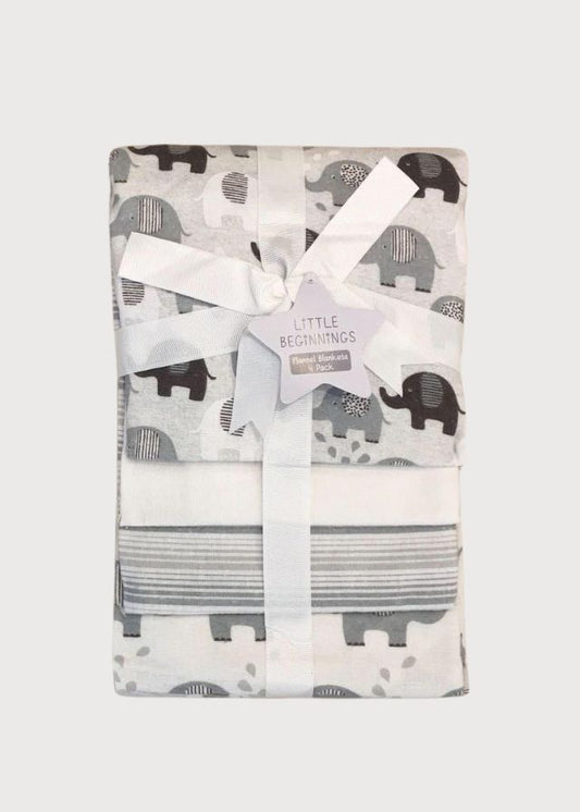 Sábanas de franela elefantes