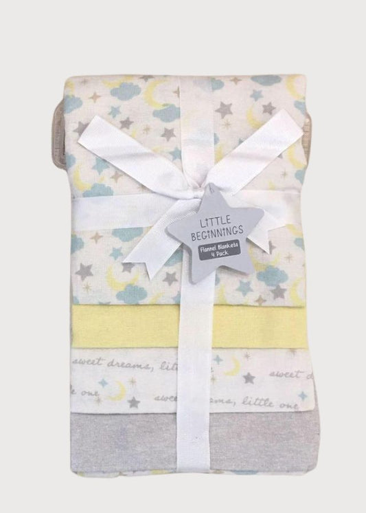 Sábanas de franela nubes