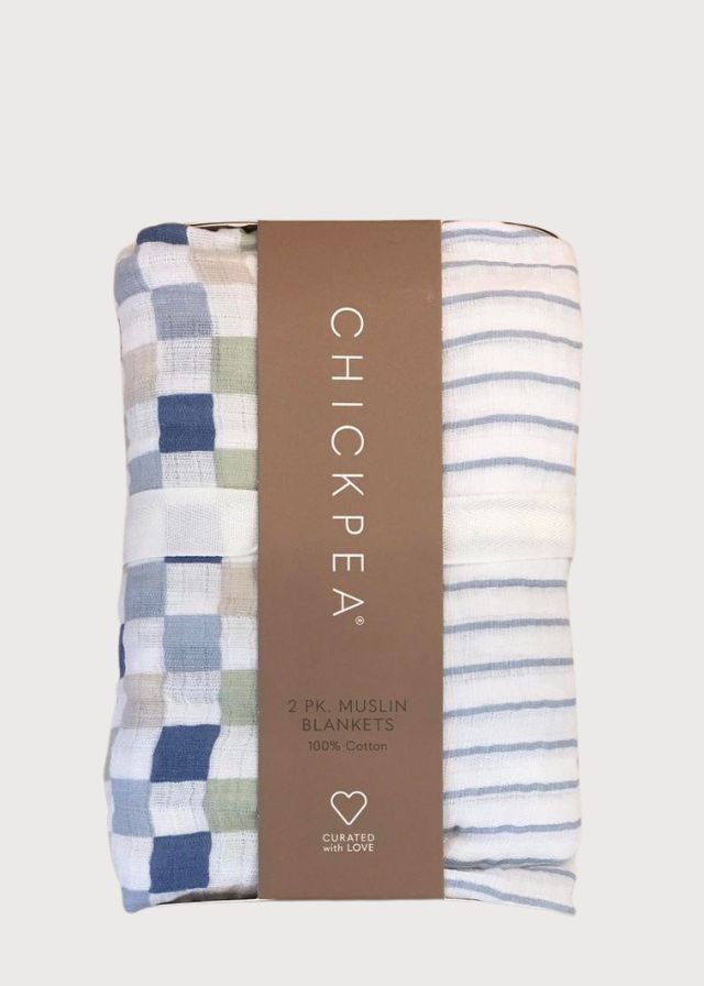 Sábanas de muselina cuadros