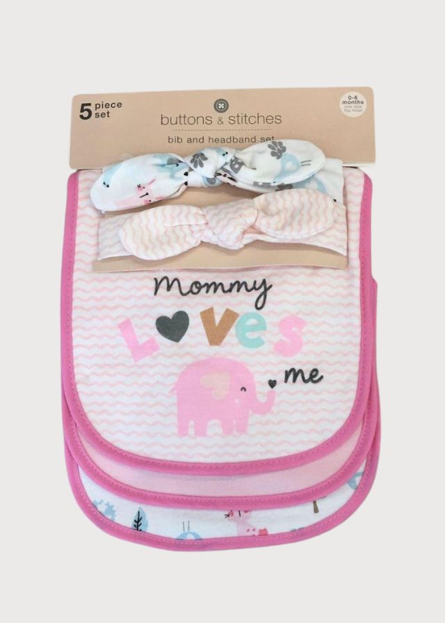 Baberos con bandas elefante