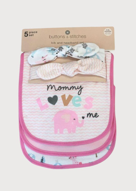 Baberos con bandas elefante