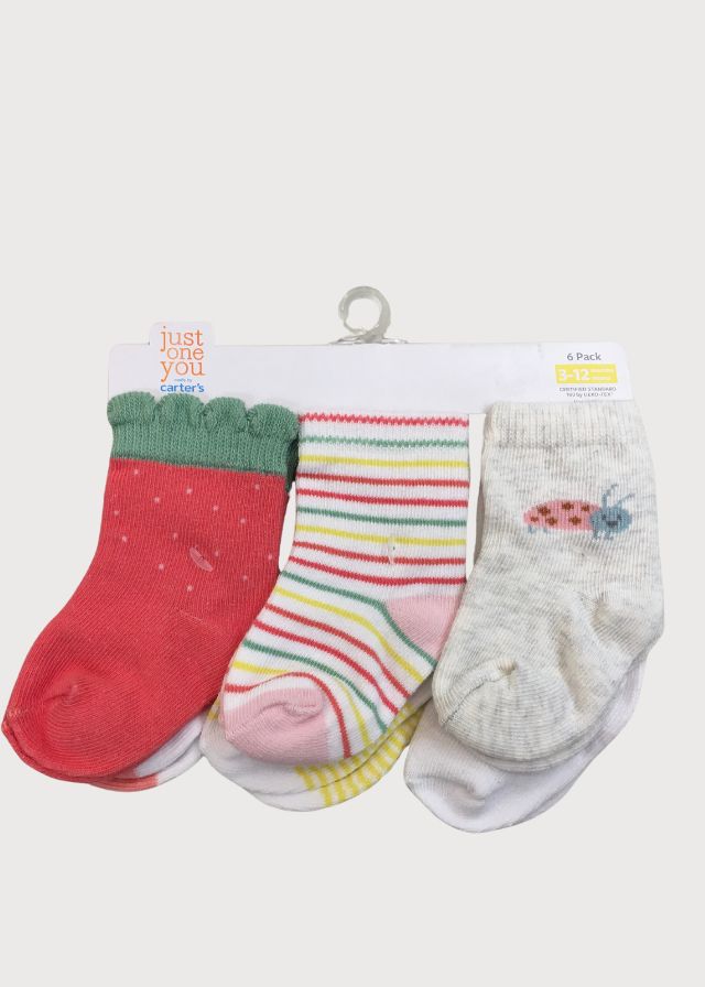 Set 6 pares calcetas