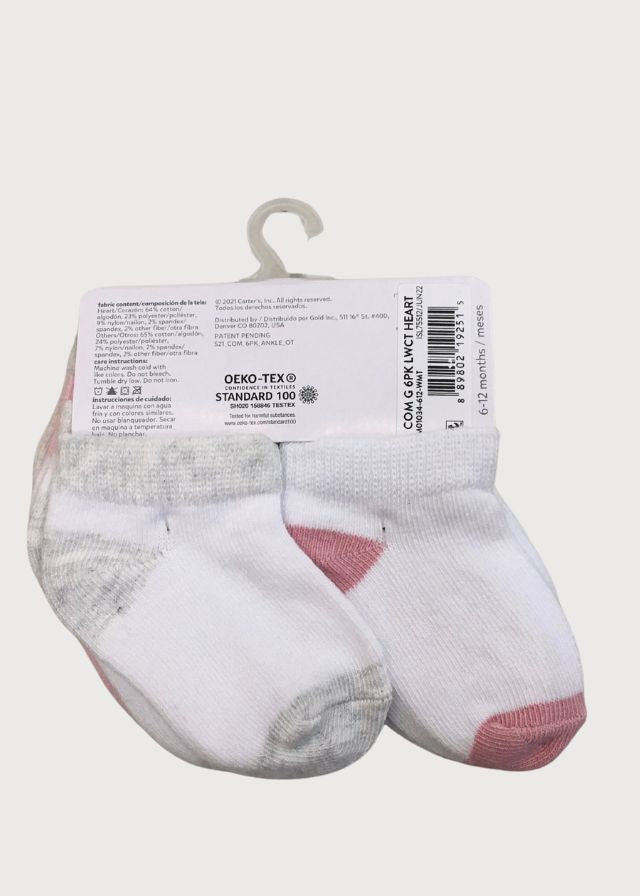 Set 6 pares tines niña