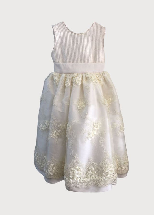 Vestido Natalia hueso