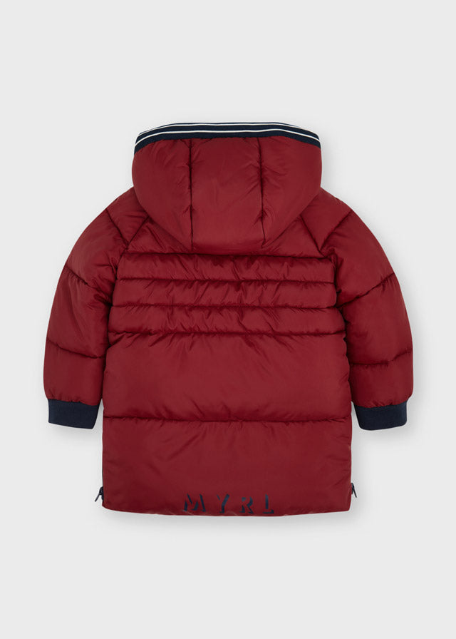 Chamarra rojo oscuro