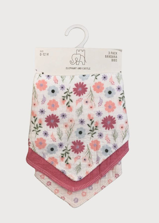 Baberos flores fiusha