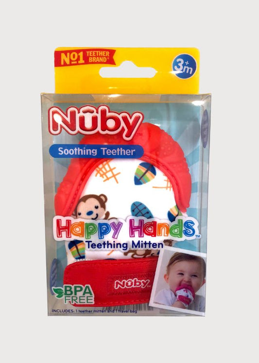 Guante mordedera rojo