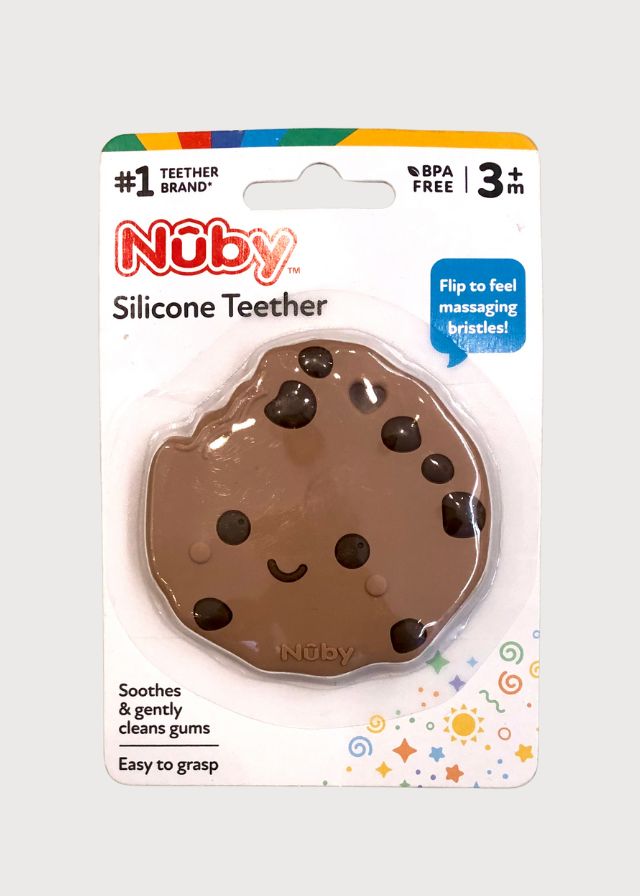 Mordedera de silicón galleta