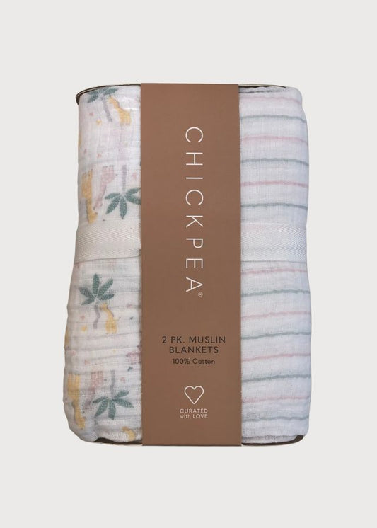 Sábanas de muselina jirafas