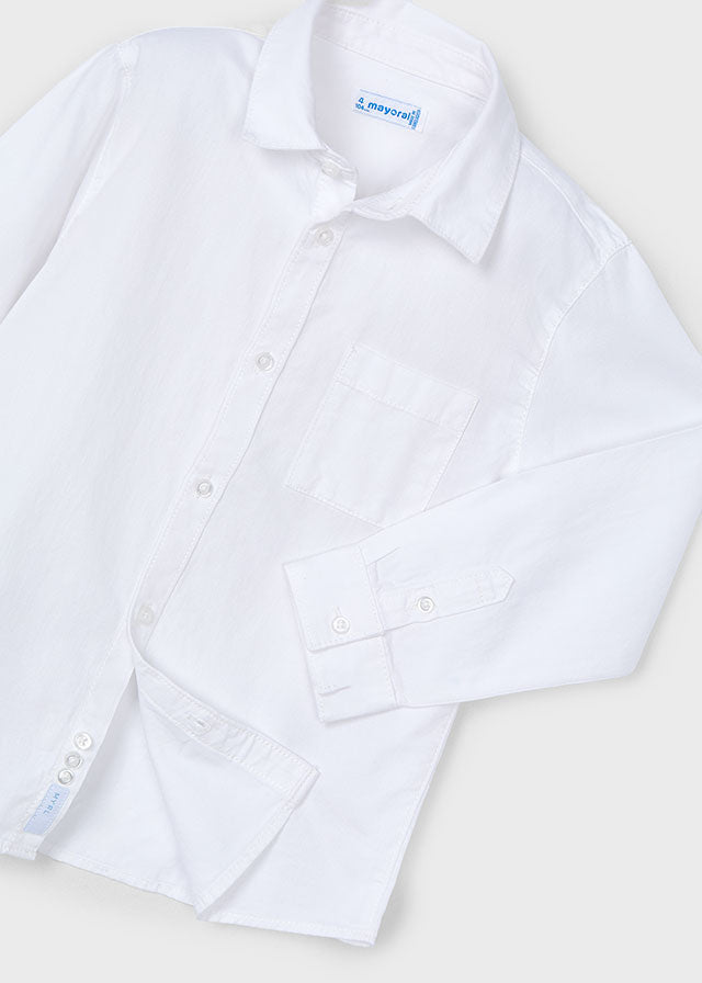 Camisa manga larga blanca