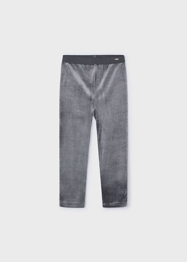 Leggings terciopelo gris oxford