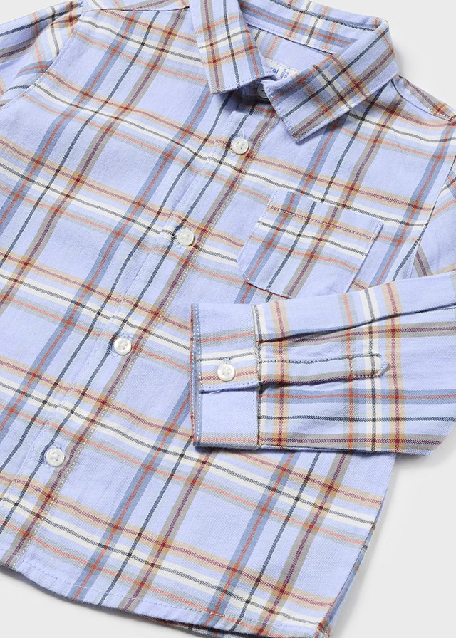 Camisa cuadros azul