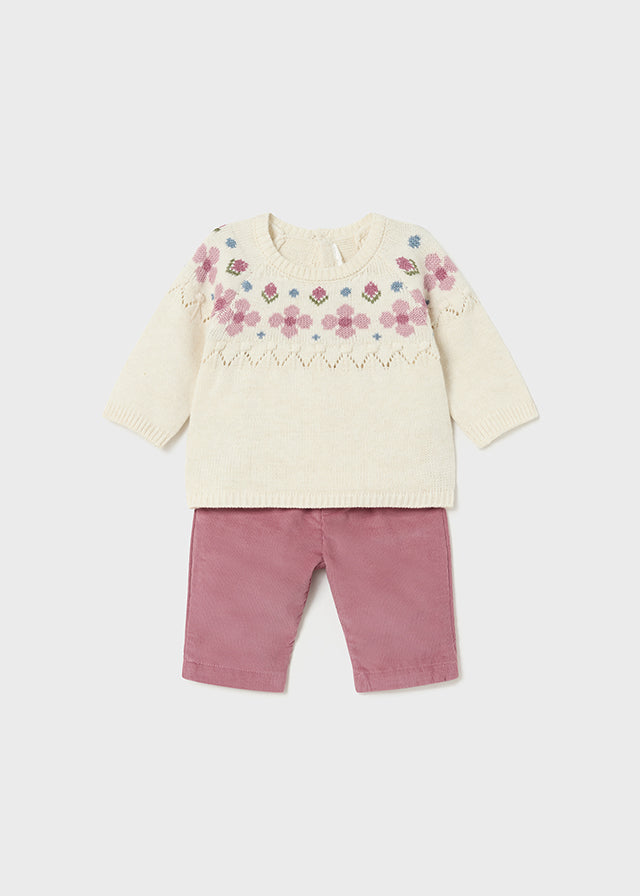 Conjunto pantalón largo mid rose
