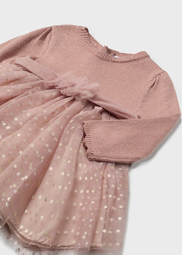 Vestido tricot maquillaje