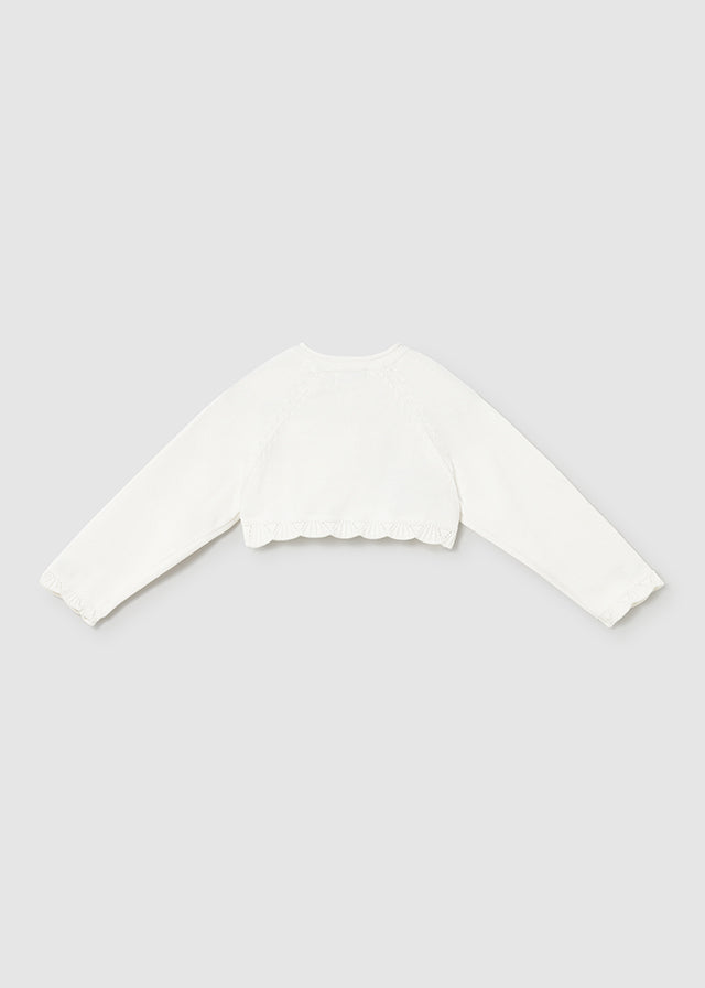 Rebeca tricot básico crudo