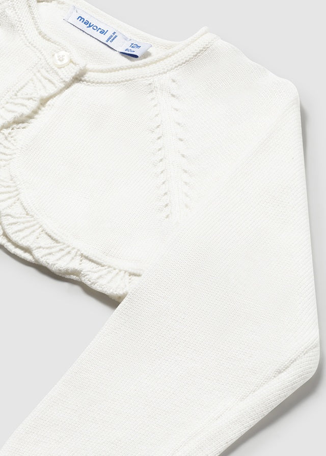 Rebeca tricot básico crudo