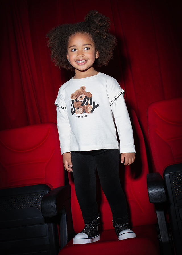 Leggins terciopelo negro