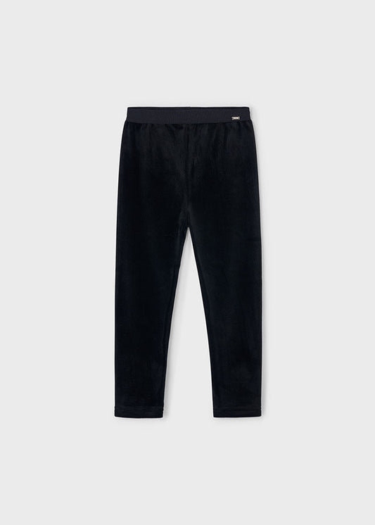 Leggins terciopelo negro