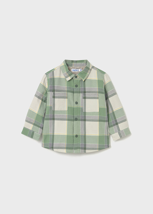 Sobrecamisa cuadros forrada Abeto