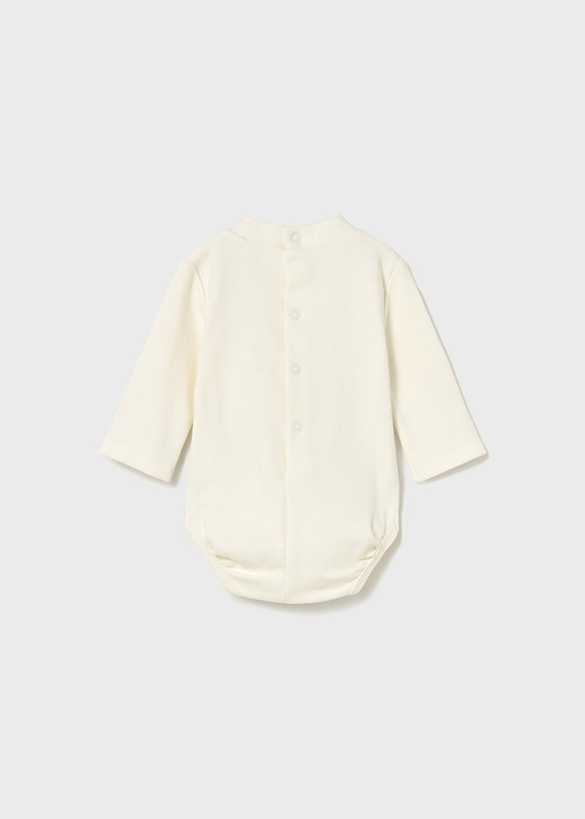 Body cuello semi cisne vainilla