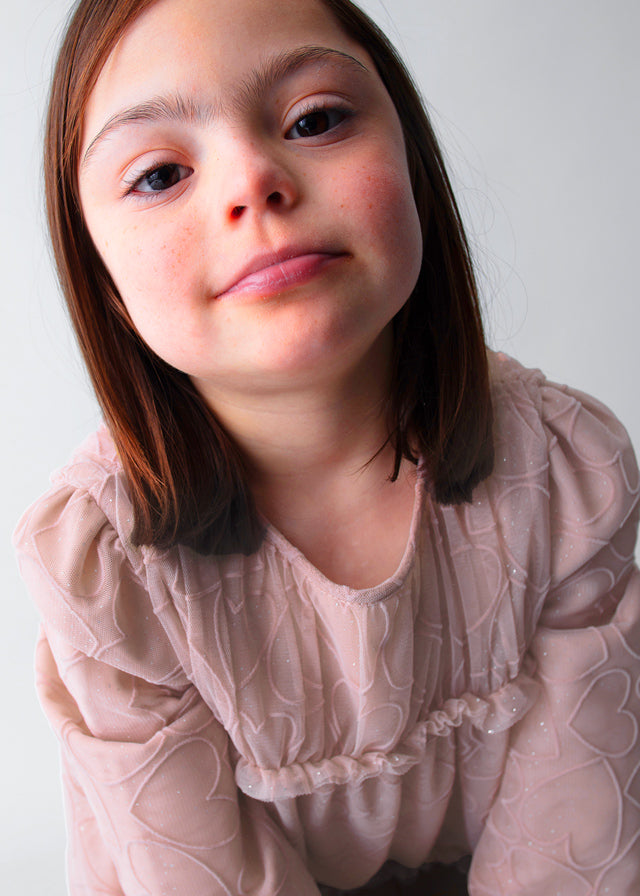 Vestido tul fantasía maquillaje