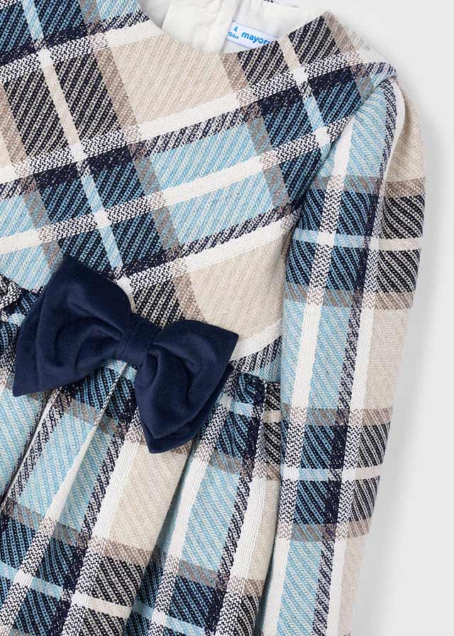 Vestido cuadro marino