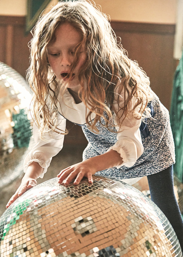 Vestido pichi combinado océano