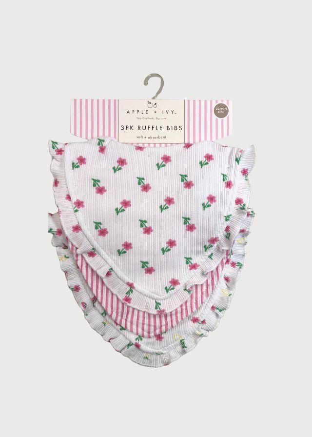 Baberos florecitas