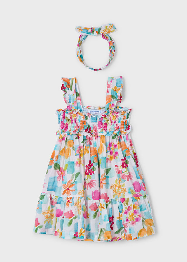 Vestido con banda agata